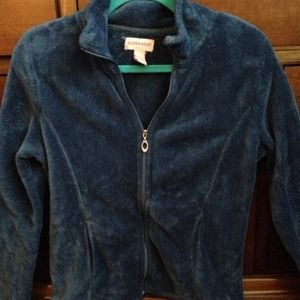 Silken fleece jacket