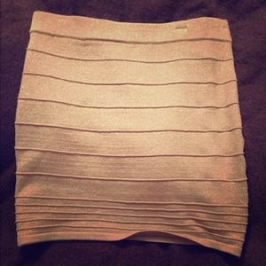 Gold skirt perfect for New Years