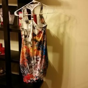 Sexy Colorful razorback dress