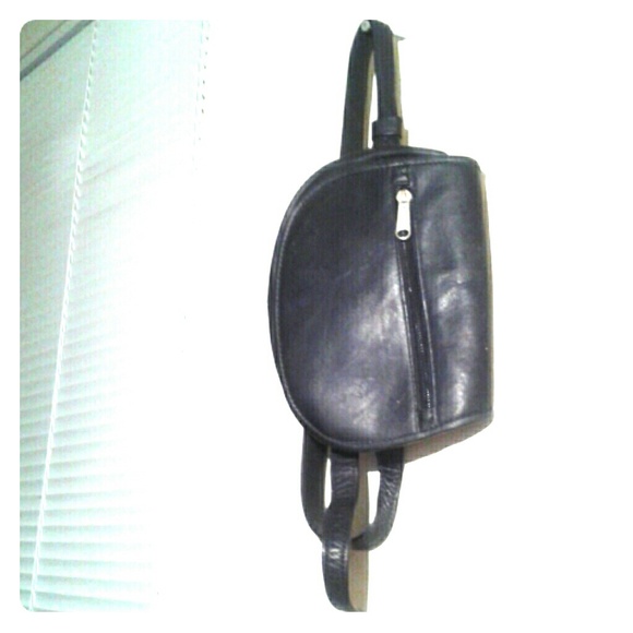 Vintage Hella 90's Rare Leather Fanny Pack