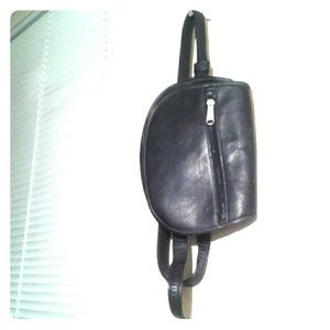 Vintage Hella 90's Rare Leather Fanny Pack