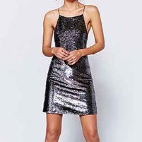 Urban outfitters/nasty Gal sequin holiday dress