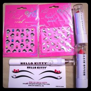 Hello Kitty Makeup Nail Lot