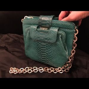 BCBG runway snake skin -gold architecture-