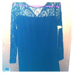 Black Lace Cocktail Dress