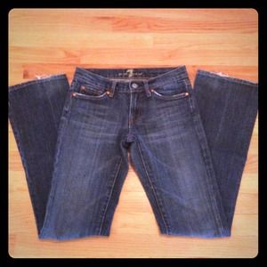 7 For All Mankind Sz 24 Wst Bootcut Jeans