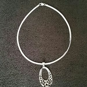 Trish Silver/gold 17" reversible chain w/ pendant