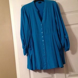 Turquoise tunic
