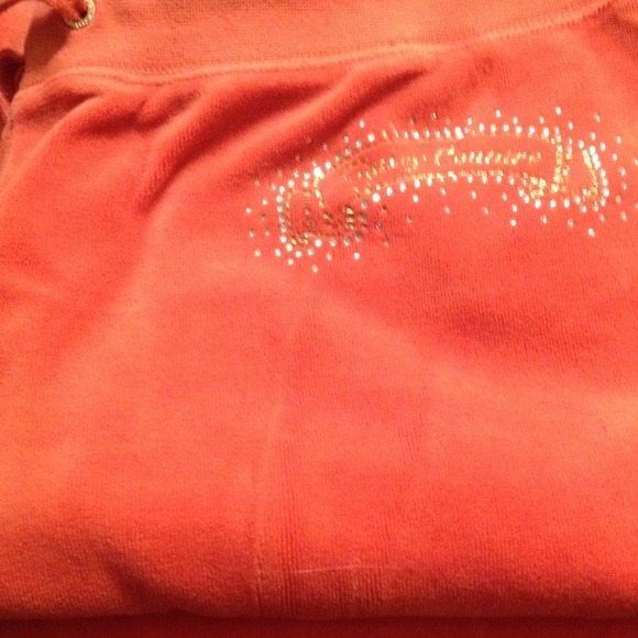 Juicy velour pants.
