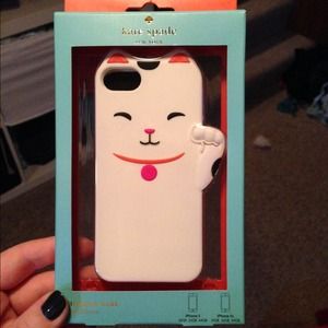 Coveted kate spade cat case for iPhone 5/5s