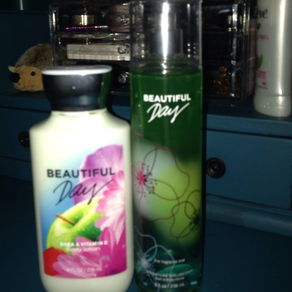 Beautiful day lotion and perfume