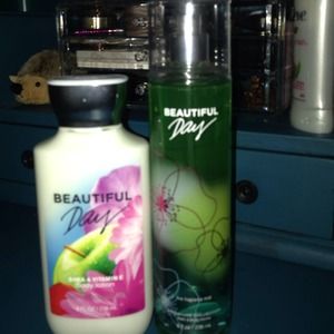 Beautiful day lotion and perfume