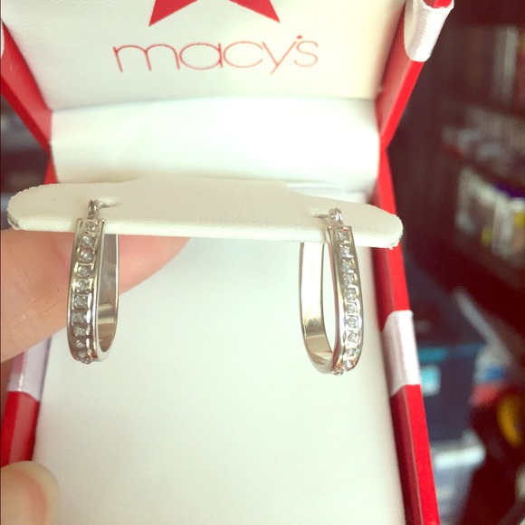 14K WG Diamond Earrings