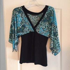 Batwing style top