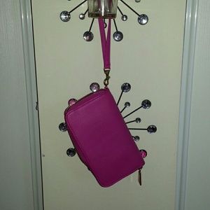 Pink wallet/wristlet