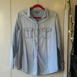 buttoned denim shirt from BP nordstrom