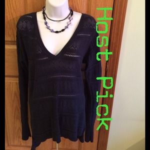 Aeropostale Navy Blue Long Sleeve Sweater / Top
