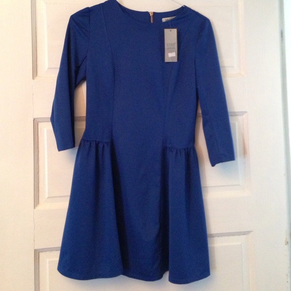 Royal blue dress