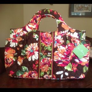 Vera Bradley Abby Bag in English Rose pattern