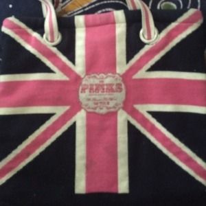 Victoria's Secret PINK flag tote bag