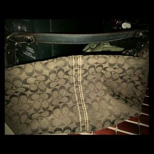 Authentic coach make up bag