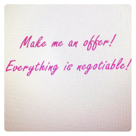 MAKE ME AN OFFER!