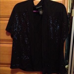 Black Sequins/Glitter Cardigan/pull over