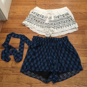 (2) pairs of loose fitting shorts. Solitaire/Mine