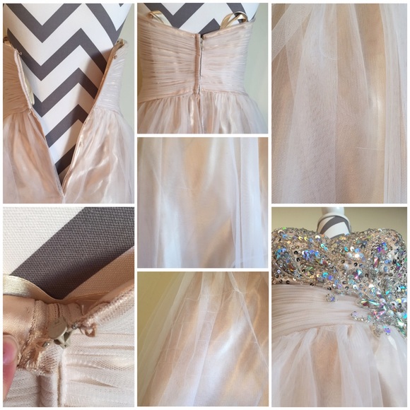Jovani Dresses - Champagne Prom Dress Jovani Dresses - Champagne Prom Dress