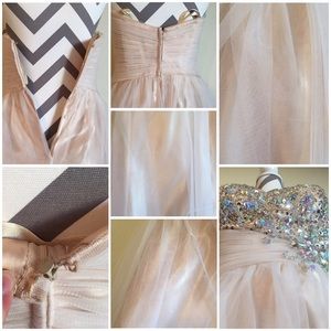 Jovani Dresses - Champagne Prom Dress Jovani Dresses - Champagne Prom Dress