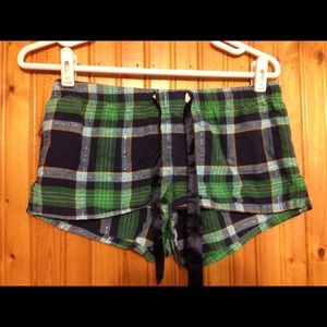 Plaid Pajama Shorts