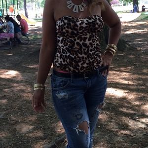 Leopard print Halter top