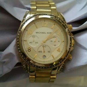 Michael Kors Golden Runway Watch with Glitz