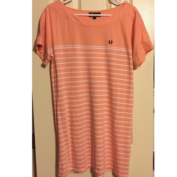 Peach T-Shirt Dress