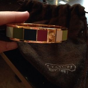 Coach multicolor bangle