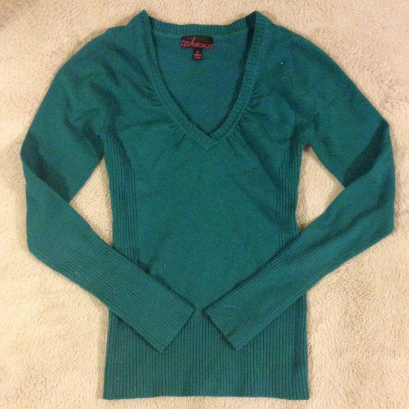 Teal sweater EUC