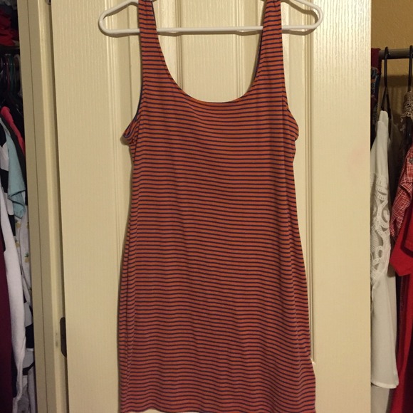 Striped Tank Dress - Picture 1 of 4