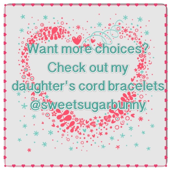 🆕 Adorable Periwinkle Cord Bracelet - Picture 2 of 2