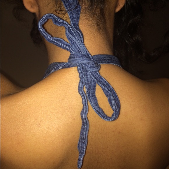 🚫SOLD🚫Denim romper - Picture 4 of 4