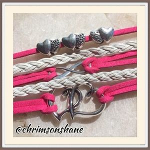 🆕 Pretty Pink Cord Bracelet