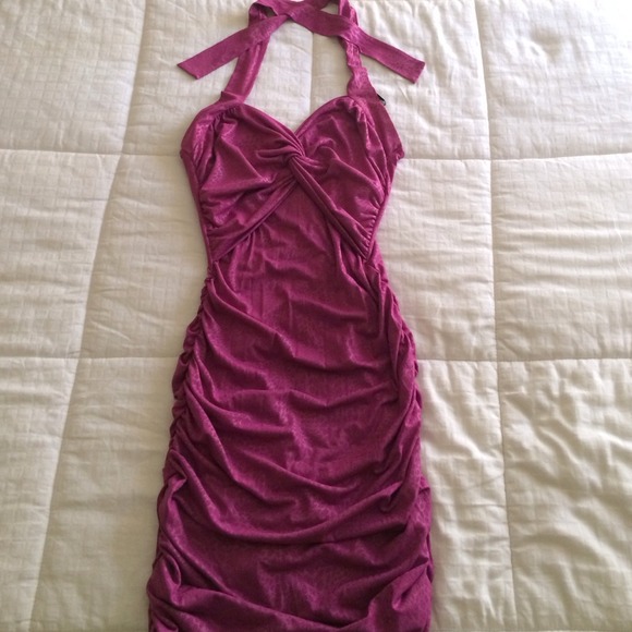 Bebe Purple Dress