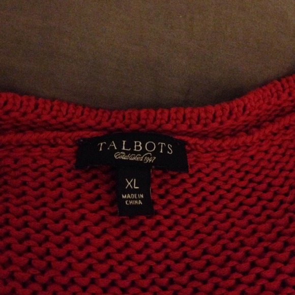 **not for sale**Red  boyfriend style cardigan - Picture 2 of 3