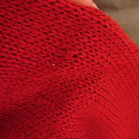 **not for sale**Red  boyfriend style cardigan - Picture 3 of 3