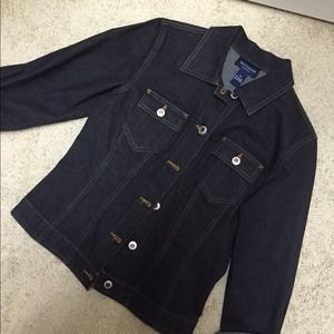 Ann Taylor dark denim jacket