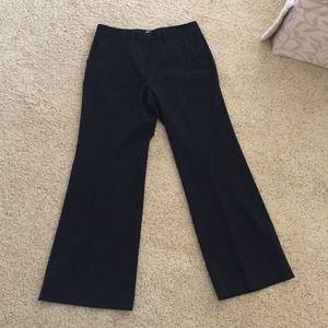 Black stretch trousers