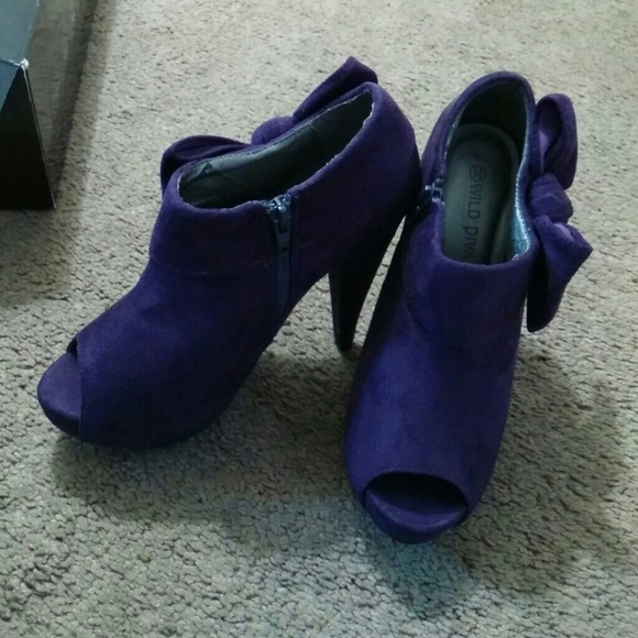 Purple Wild Diva boots - Picture 3 of 4