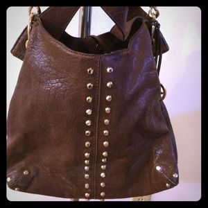 Michael kors leather studded purse