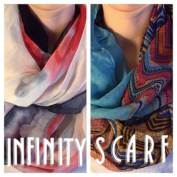 Two Infinity Scarves