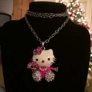 Hello Kitty necklace.