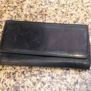 Vintage coach tri-fold wallet